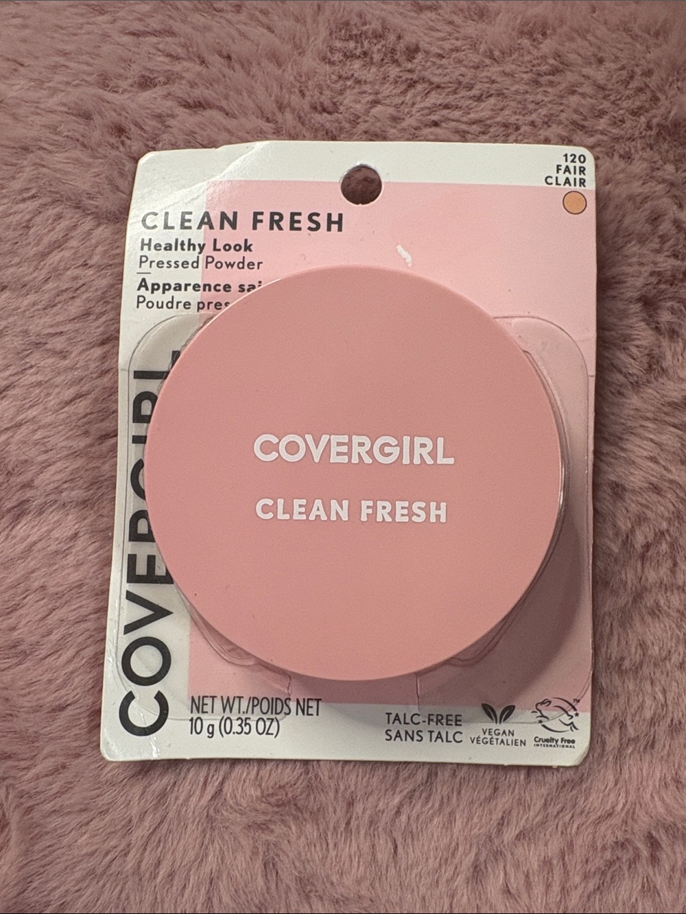 New Cover Girl Clean Fresh Healthy Look Pressed Powder - 120 Fair